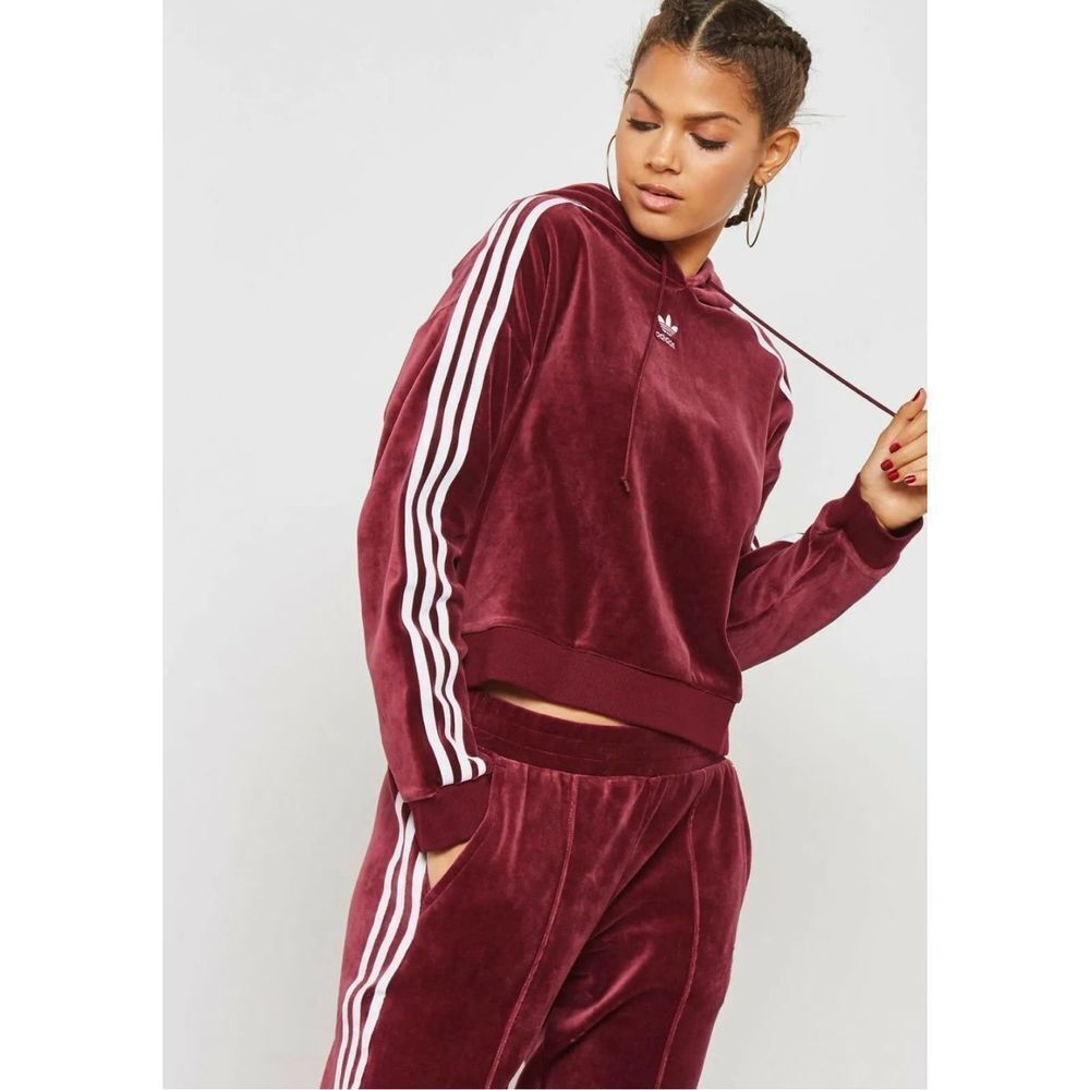 Adidas Velour Hoodie